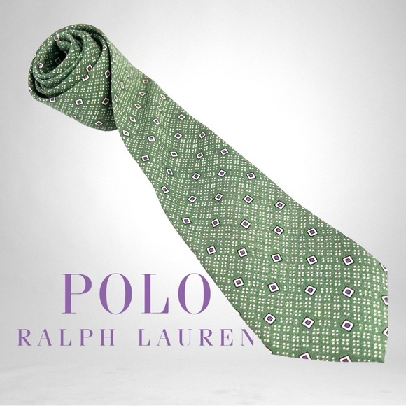 POLO By Ralph Lauren Handsome Men’s Silk Tie Made in Italy - Picture 1 of 6